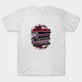 Books and Flowers T-Shirt